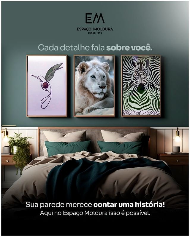 Arte 3 de Espaço Moldura